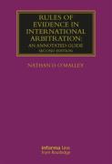 Cover of Rules of Evidence in International Arbitration: An Annotated Guide