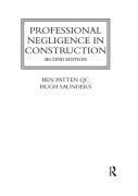 Cover of Professional Negligence in Construction