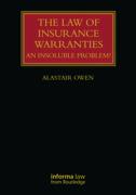 Cover of The Law of Insurance Warranties: Flawed Reform and a New Perspective