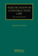 Cover of Adjudication in Construction Law