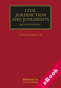 Cover of Civil Jurisdiction and Judgments (eBook)