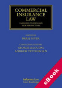 Cover of Commercial Insurance Law: Emerging Trends and New Perspectives (eBook)