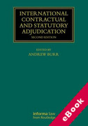 Cover of International Contractual and Statutory Adjudication (eBook)