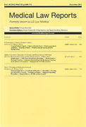 Cover of Medical Law Reports: Online + Complimentary Print