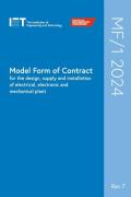 Cover of Model Form of Contract for the Design, Supply and Installation of Electrical, Electronic and Mechanical Plant: MF/1 2024  - Revision 7