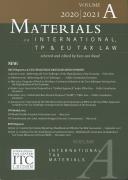Cover of Materials on International, TP and EU Tax Law 2020-21 Volume A: International Tax Law