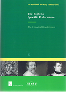 Cover of Right to Specific Performance: The Historical Development