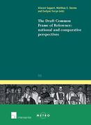 Cover of The Draft Common Frame of Reference: national and comparative perspectives