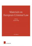 Cover of Materials on European Criminal Law