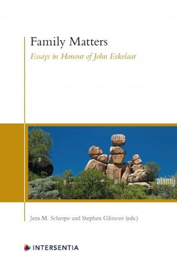 family matters essays in honour of john eekelaar