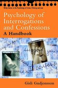 Cover of The Psychology of Interrogations and Confessions: A Handbook