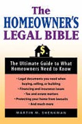 Cover of The Homeowner's Legal Bible