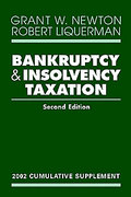 Cover of Bankruptcy and Insolvency Taxation 2nd ed: 2002 Cumulative Supplement