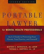 Cover of The Portable Lawyer for Mental Health Professionals