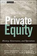 Cover of Private Equity: History, Governance and Operations