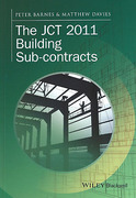 Cover of The JCT 2011 Building Sub-contracts