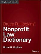 Cover of Hopkins' Nonprofit Law Dictionary