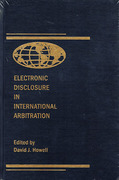 Cover of Electronic Disclosure in International Arbitration