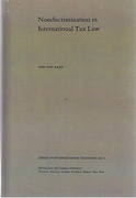 Cover of Nondiscrimination in International Tax Law