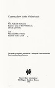 Cover of Contract Law in the Netherlands