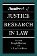 Cover of Handbook of Justice Research in Law