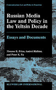 Cover of Russian Media Law and Policy in the Yeltsin Decade