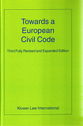 Cover of Towards a European Civil Code