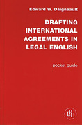 Cover of Drafting International Agreements in Legal English: Pocket Guide