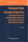 Cover of Fundamental Rights in European Contract Law