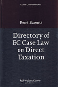 Cover of Directory of EC Case Law on Direct Taxation