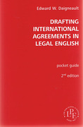 Cover of Drafting International Agreements in Legal English: Pocket Guide