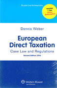 Cover of European Direct Taxation: Case Law and Regulations