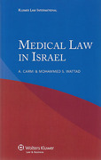 Cover of Medical Law in Israel