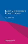 Cover of Family and Succession Law in Lithuania