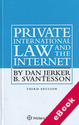 Cover of Private International Law and the Internet (eBook)