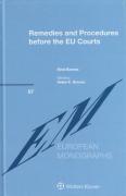 Cover of Remedies and Procedures before the EU Courts