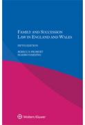 Cover of Family and Succession Law in England and Wales