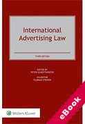 Cover of International Advertising Law (eBook)