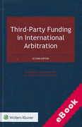Cover of Third-Party Funding in International Arbitration (eBook)