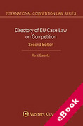 Cover of Directory of EU Case Law on Competition (eBook)
