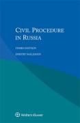 Cover of Civil Procedure in Russia