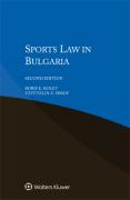 Cover of Sports Law in Bulgaria