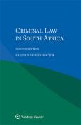 Cover of Criminal Law in South Africa