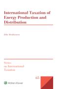 Cover of International Taxation of Energy Production and Distribution