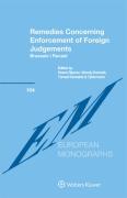 Cover of Remedies Concerning Enforcement of Foreign Judgments: Brussels I Recast
