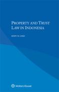 Cover of Property and Trust Law in Indonesia