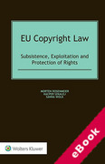 Cover of EU Copyright Law: Subsistence, Exploitation and Protection of Rights (eBook)