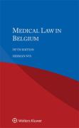 Cover of Medical Law in Belgium