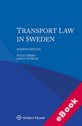 Cover of Transport Law in Sweden (eBook)