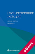 Cover of Civil Procedure in Egypt (eBook)